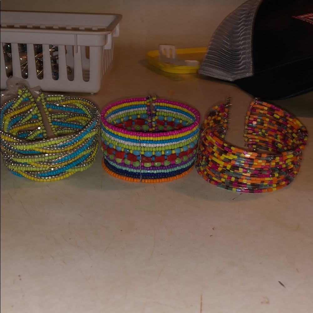 Bundle of three bracelets